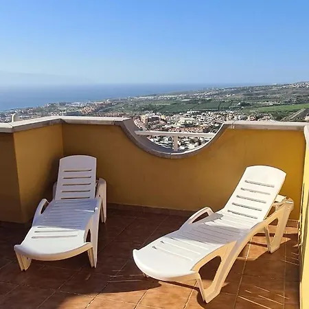 With A Serene Ocean And Mountain View * Costa Adeje (Tenerife)